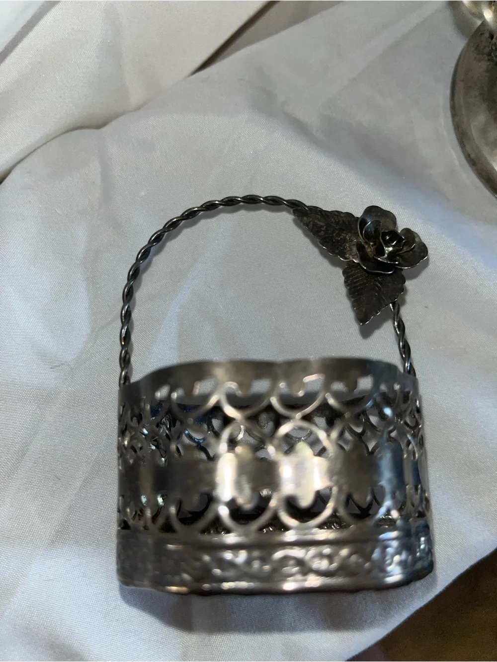 Vintage ornate metal